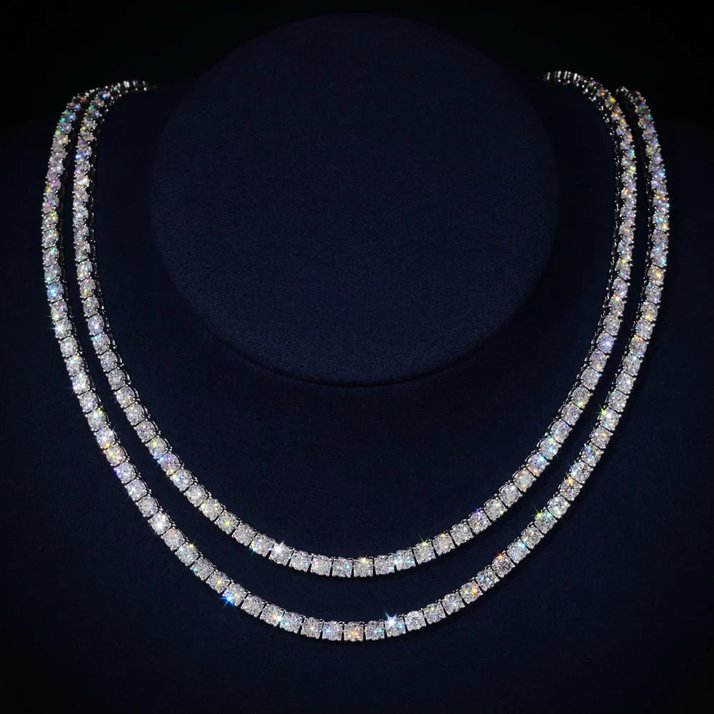 4MM Moissanite Tennis Chain