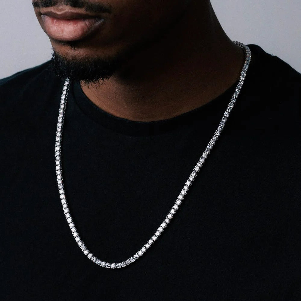 4MM Moissanite Tennis Chain