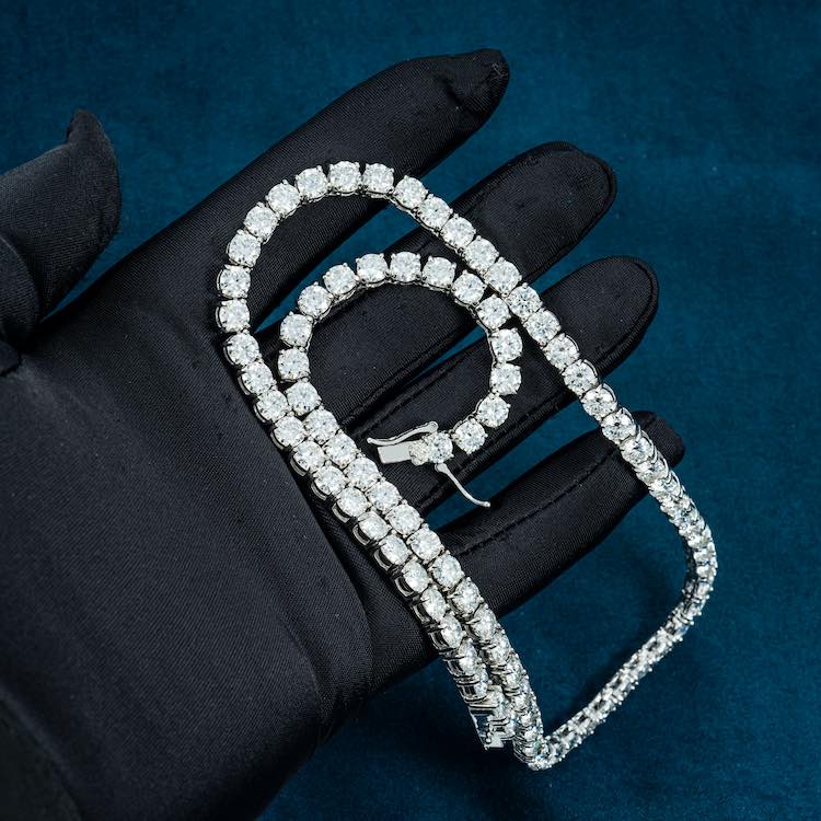 5MM Moissanite Tennis Chain