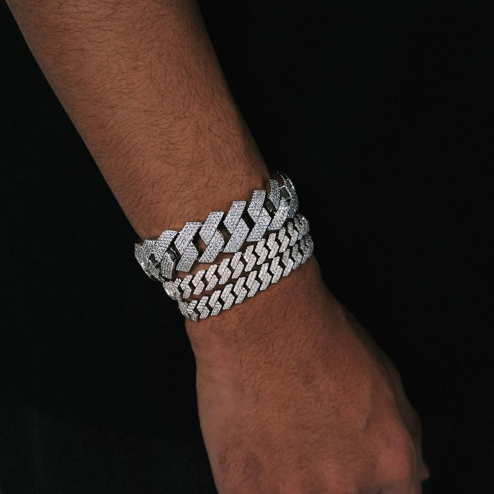 Moissanite Cuban Link Bracelet (ALL SIZES)