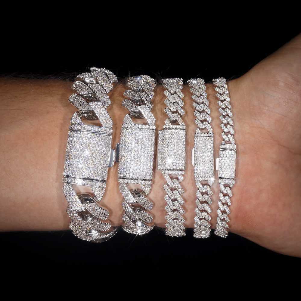 Moissanite Cuban Link Bracelet (ALL SIZES)