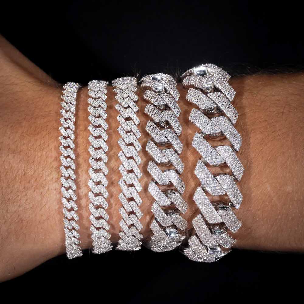 Moissanite Cuban Link Bracelet (ALL SIZES)