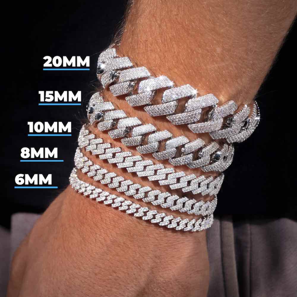 Moissanite Cuban Link Bracelet (ALL SIZES)